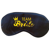 Team Bride Sleep Mask