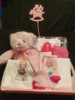 Baby Gift Basket Girl - $50.00