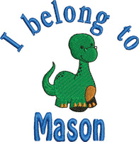 I Belong To... Dinosaur Design