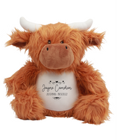 Highland Cow Memorial Bear