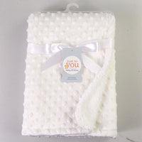 Minky White Pea Blanket