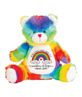 Zippies Teddy Bear Rainbow of Hope