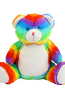 Zippies Multi-Coloured Rainbow Bear
