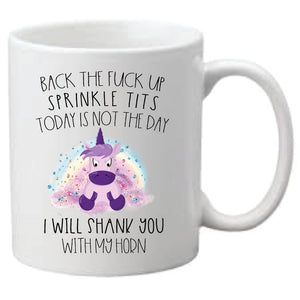 Coffee Mug - Shank you with my horn