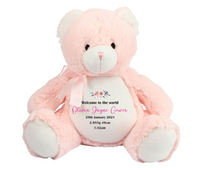 Zippies Teddy Bear Welcome to the World